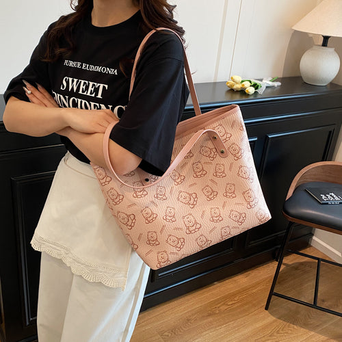 Playful Graphic Tote Bag Bowlift