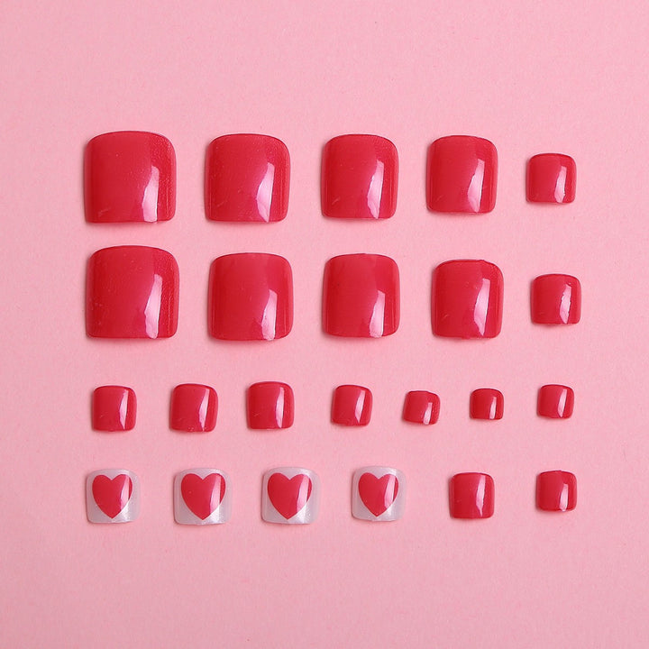 Floral Design Press-On Nail Set Bowlift