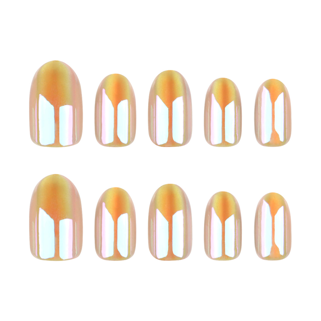 Glittering nail art with holographic effects Bowlift