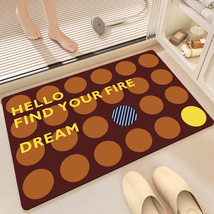 Decorative Bath Mat Bowlift
