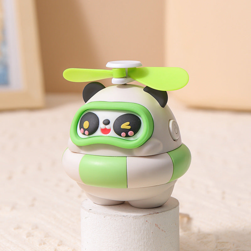 Unisex Portable Mini Fan in Fun Panda Design Bowlift