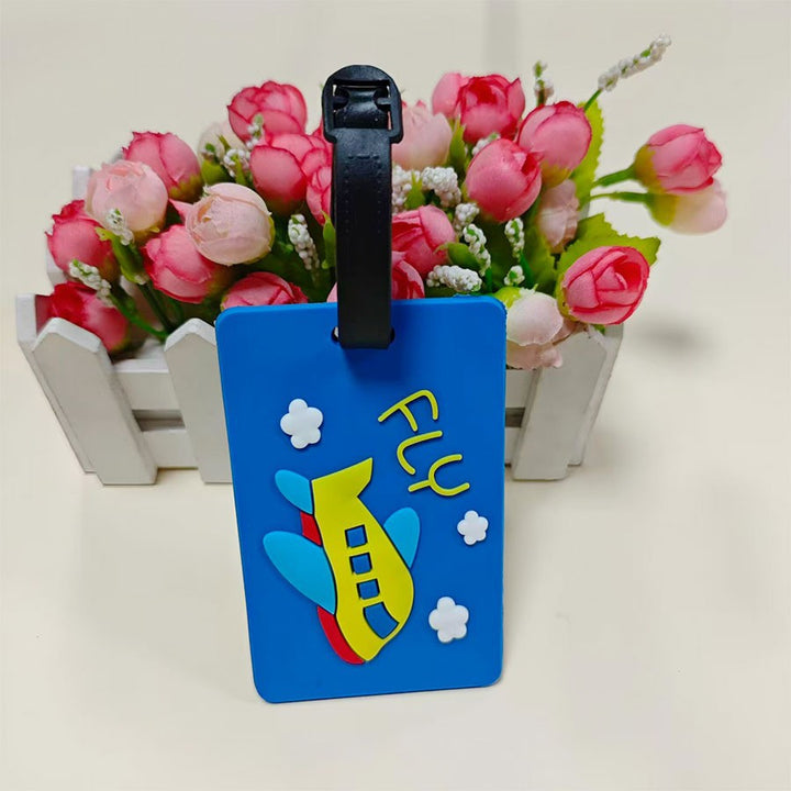 Unisex Travel-Themed Luggage Identifier Bowlift