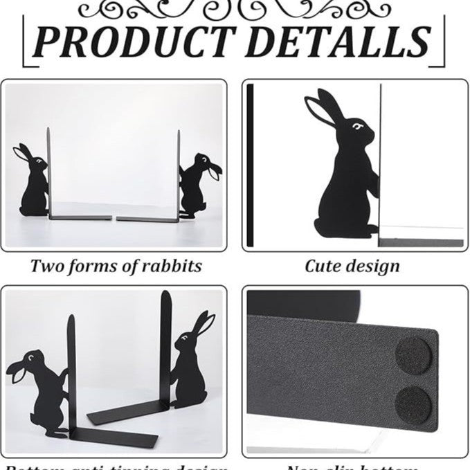 Decorative Rabbit Bookends