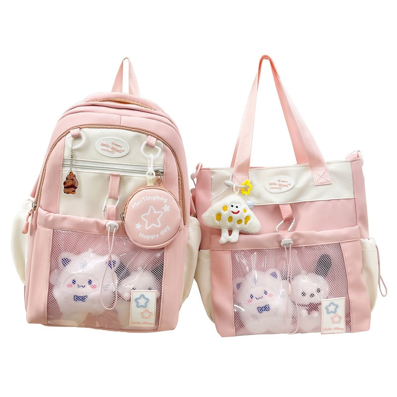 Multi-Functional Plush Toy-Inspired Backpack Bowlift