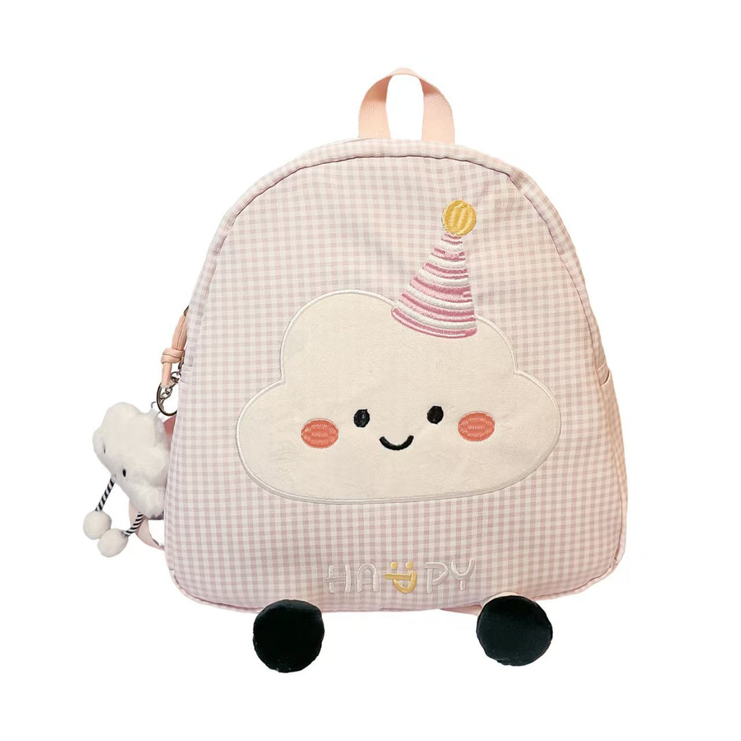 Cloud-Themed Character Backpack Bowlift