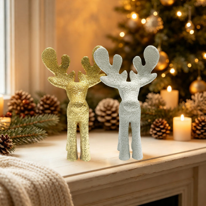 Stylish Reindeer Sculpture Bowlift