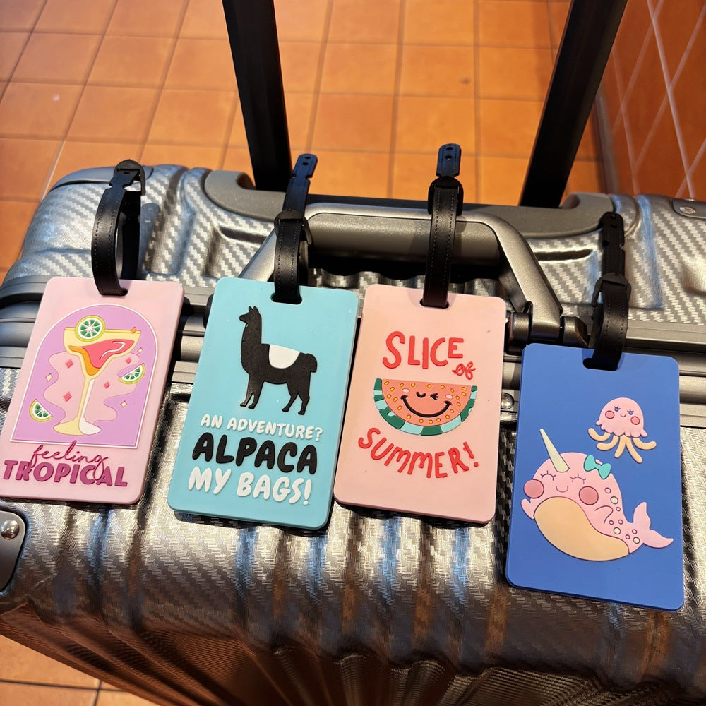 Adventure-Themed Luggage Identifier Bowlift
