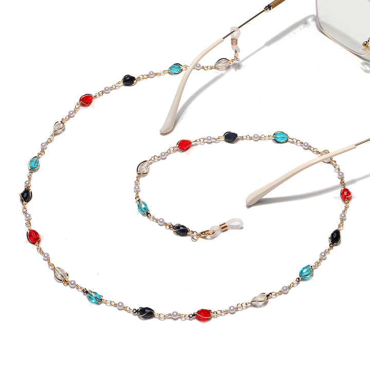 Beaded Eyewear Chain Bowlift