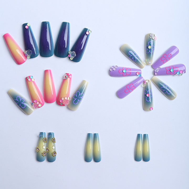 Nail art with Colorful Designs Bowlift