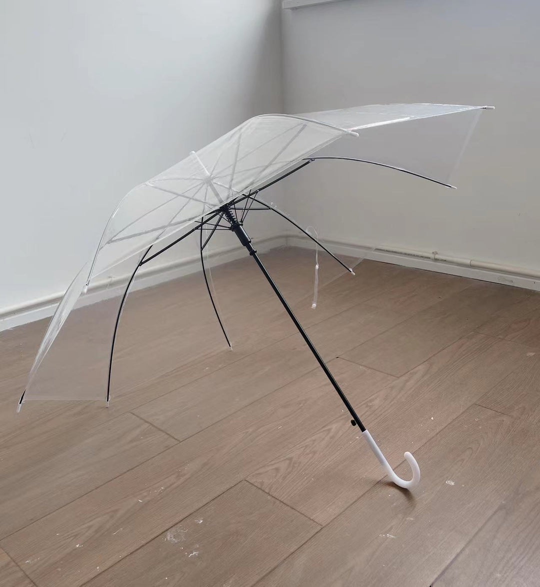 Unisex Automatic Transparent Umbrella Bowlift