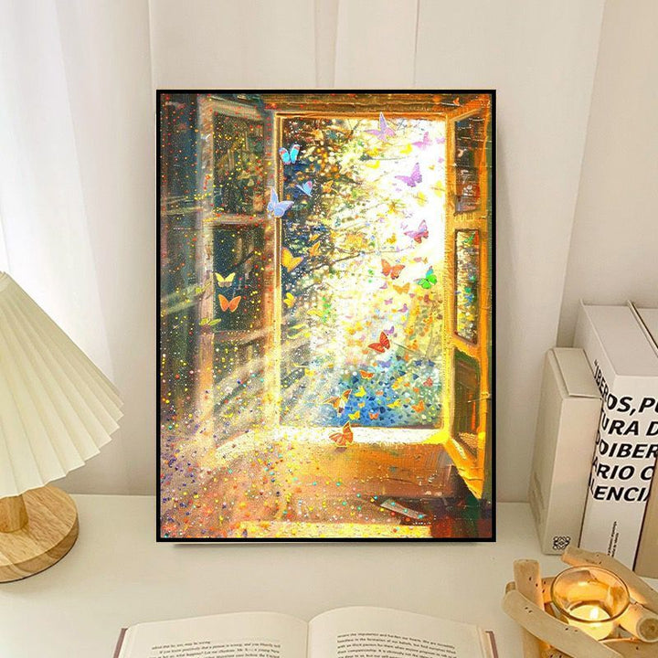 Butterfly-Inspired Dreamy Canvas Art Bowlift