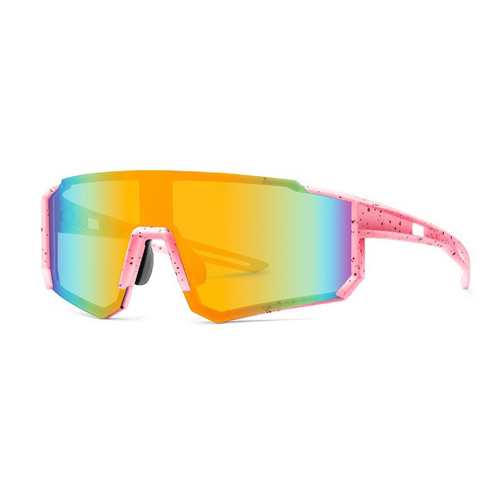 Unisex nan sporty visor sunglasses with polarized shatterproof polycarbonate lenses Bowlift