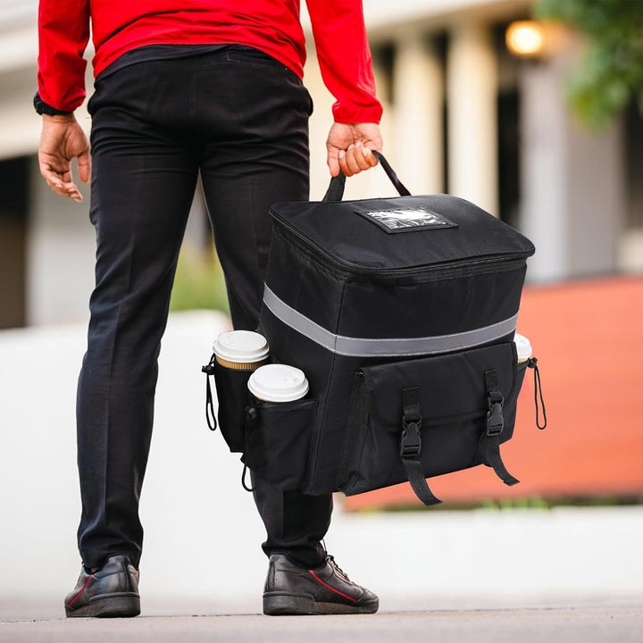 Women’s cooler bag with insulating carrying frame and drink holders Bowlift