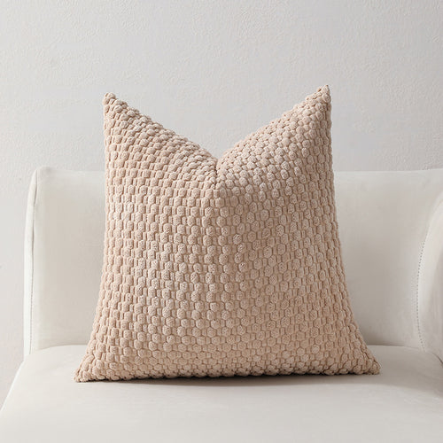Textured Knit Decorative Pillow