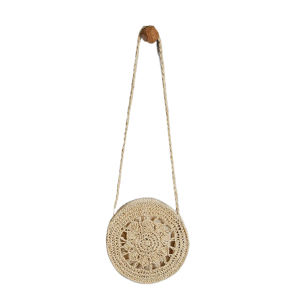 Round Macrame Crossbody Bag Bowlift