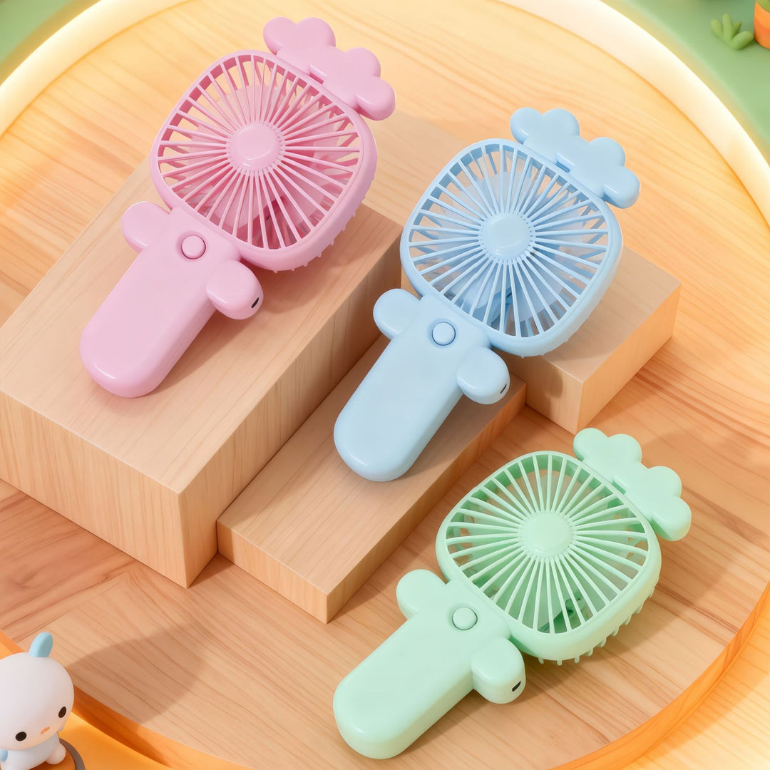 Ladies portable handheld fan in playful design Bowlift