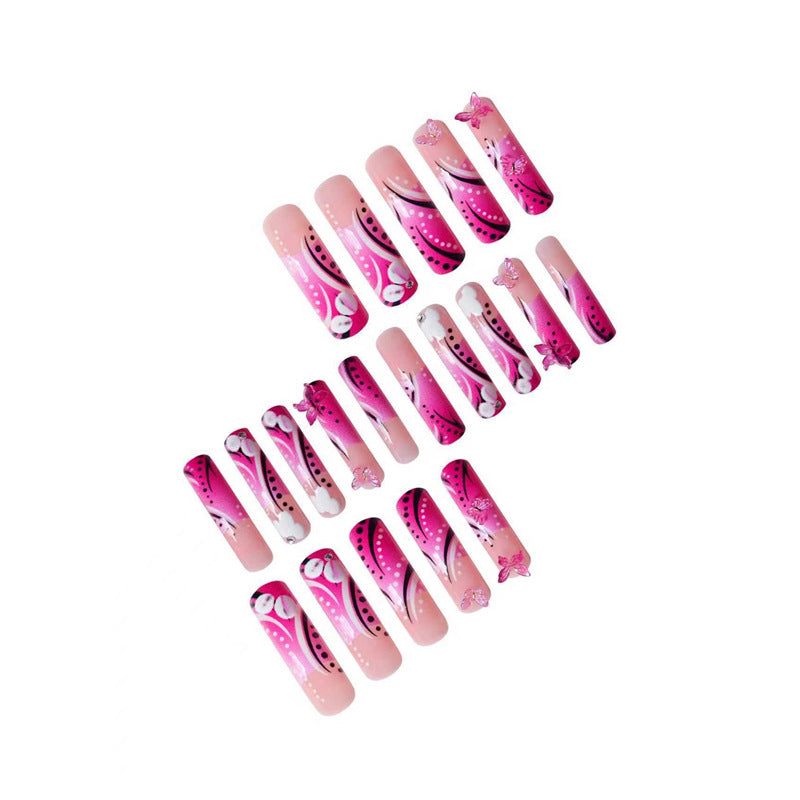 Artistic Butterfly Nail Art Bowlift