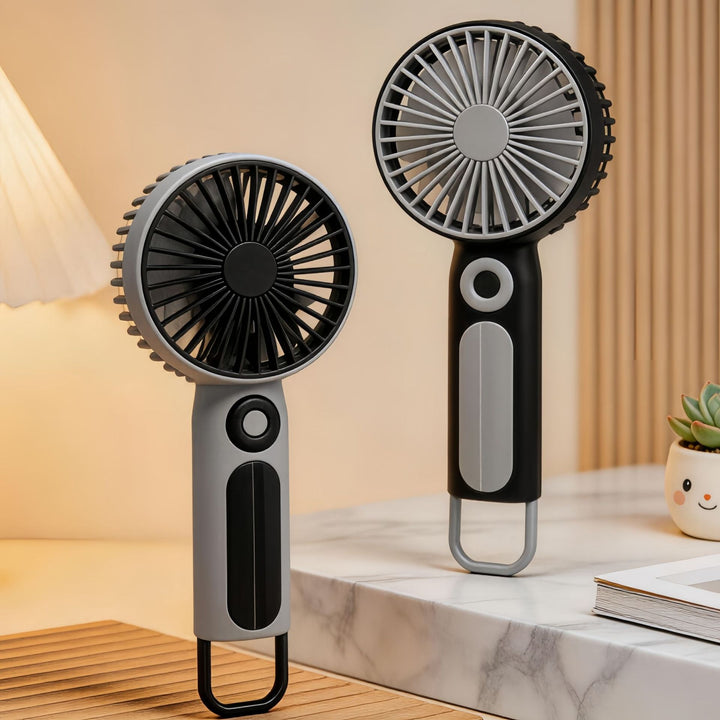Women's Portable Hand Fan with USB Connection Bowlift