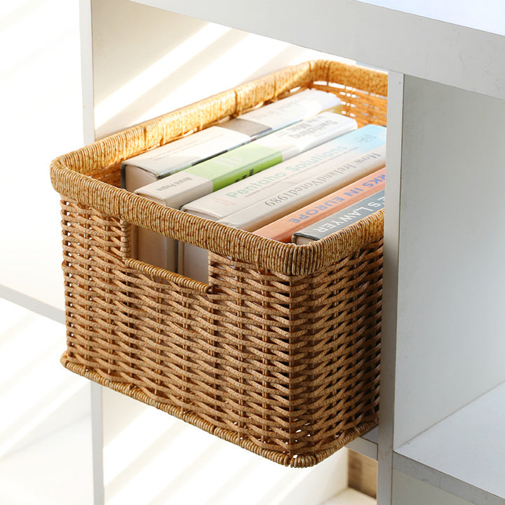 Unisex Practical Storage Basket with Open Handles Bowlift