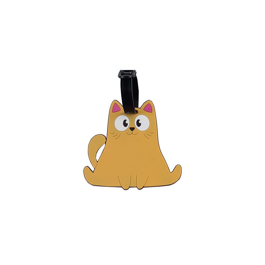 Playful Cat Luggage Tag Bowlift
