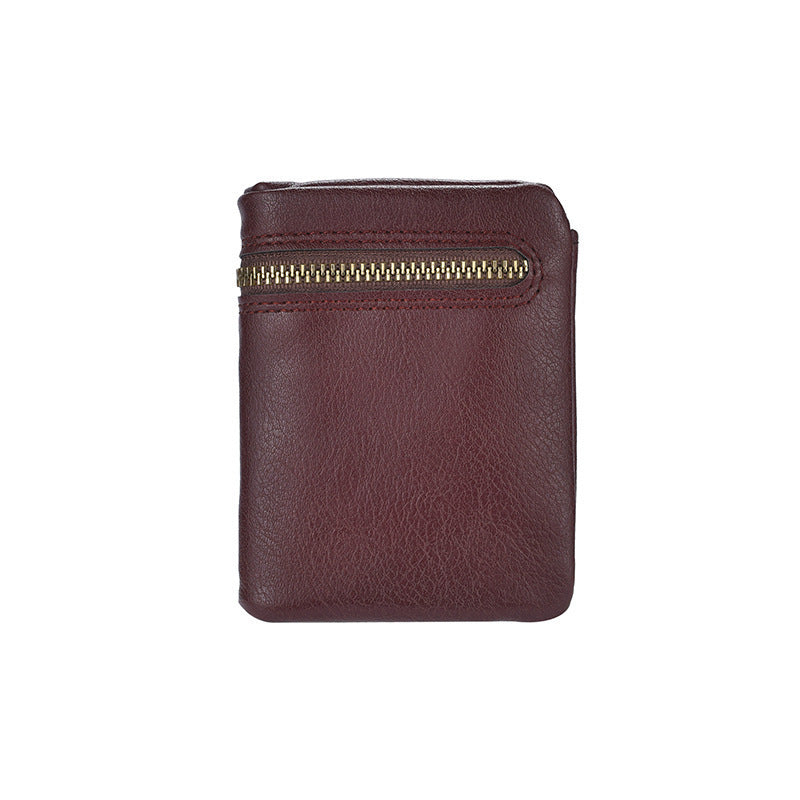 Stylish Zippered Coin Purse Bowlift