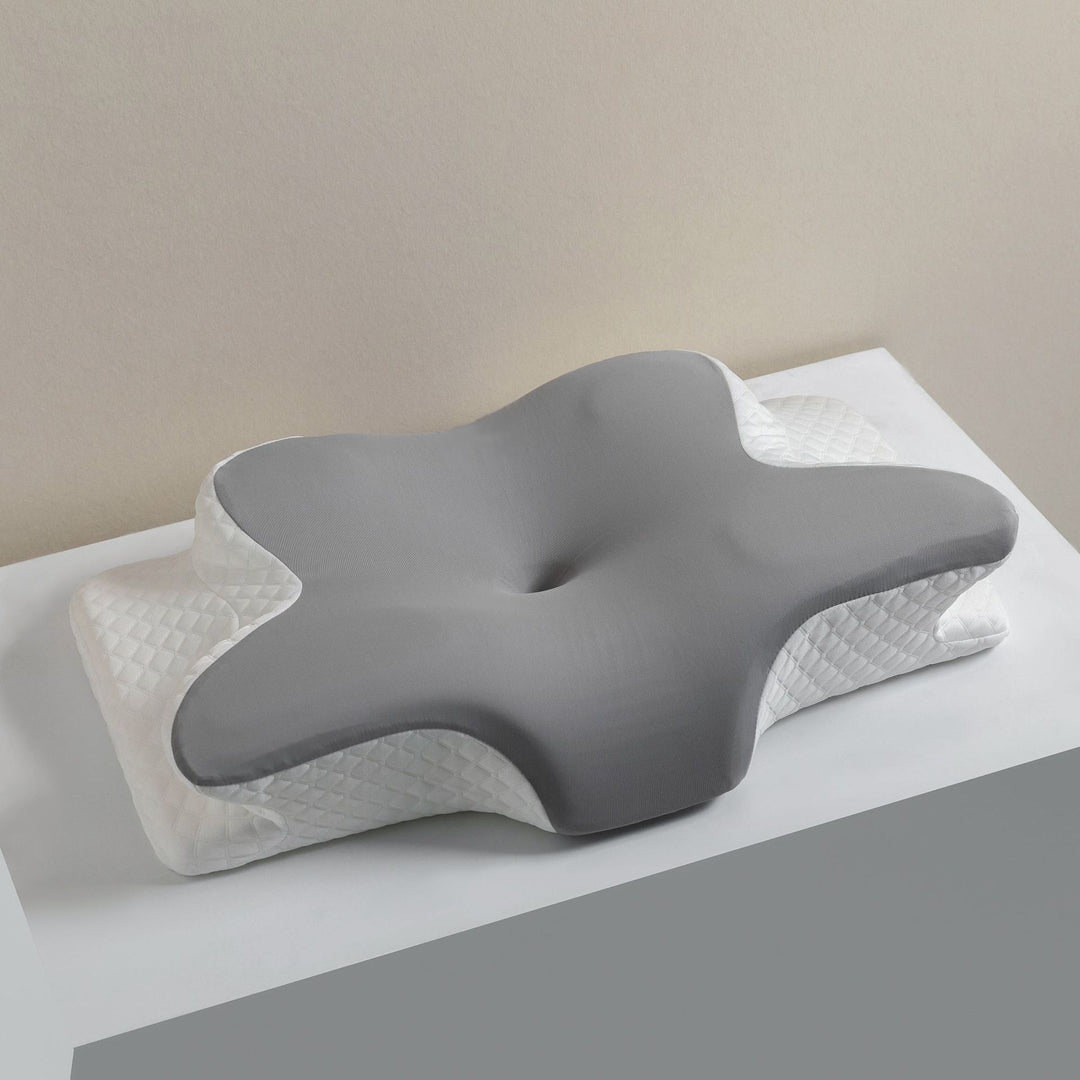 Ergonomic pillow with contoured design for optimal sleep Bowlift