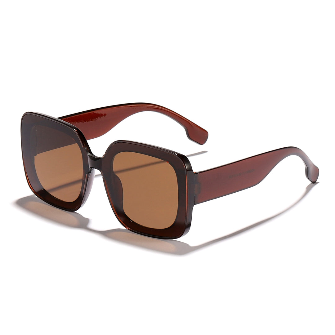 Women's square sunglasses with innovative transparent frame design Bowlift