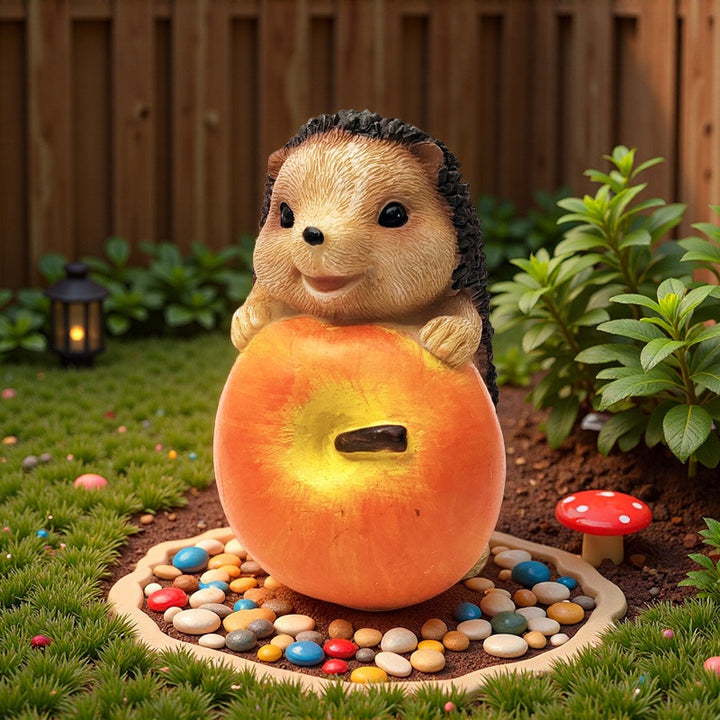 Cute hedgehog sculpture with fruit bowl Bowlift