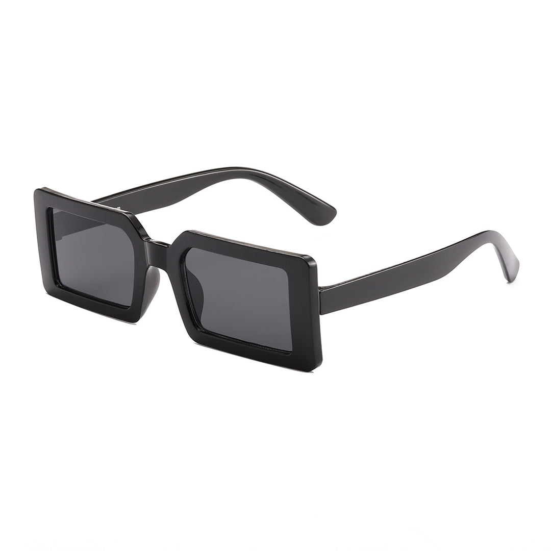 Women's fashionable square sunglasses with coordinated frame Bowlift