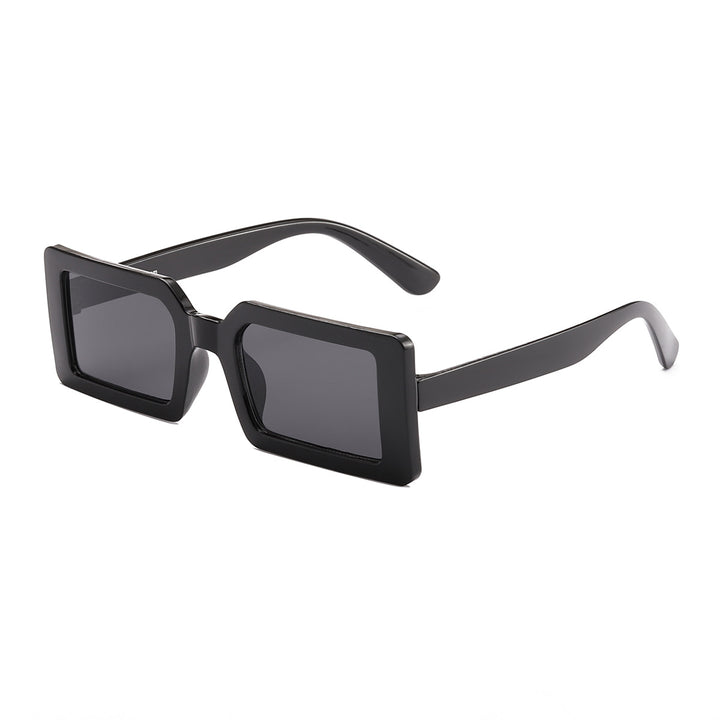 Women's fashionable square sunglasses with coordinated frame Bowlift