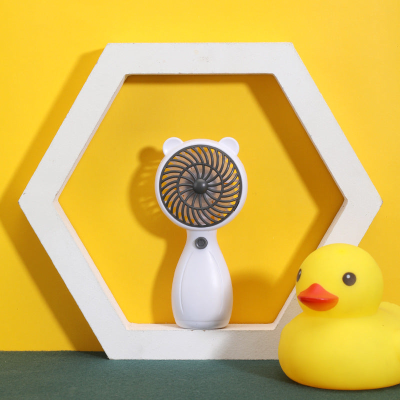 Unisex Cute Portable Handheld Fan Bowlift