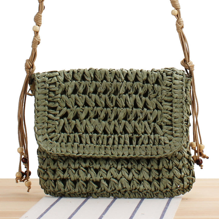 Handbag made of high-quality woven natural material Bowlift
