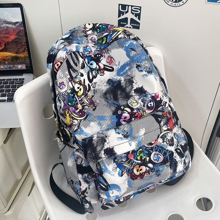 Artistic Graphic Print Backpack