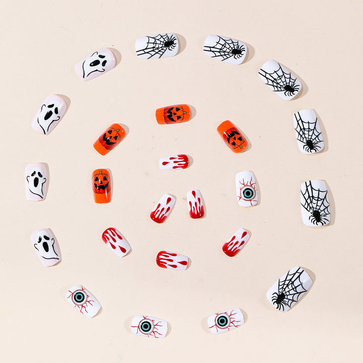 Halloween-Themed 3D Acrylic Nail Art Set Bowlift