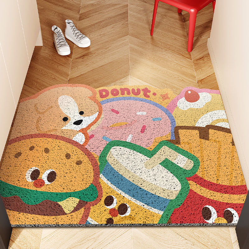 Whimsical Food-Themed Indoor Mat Bowlift
