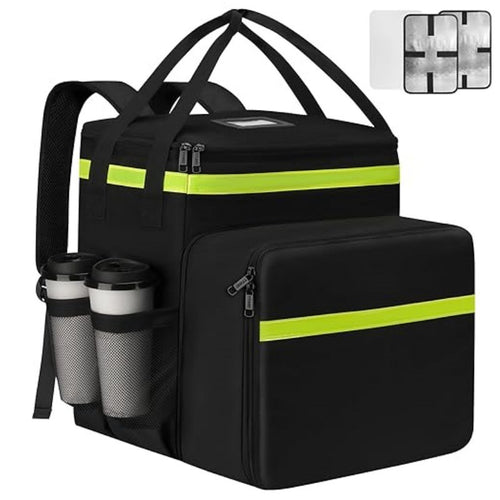 Women Multi-functional Cooler Bag with Integrated Insulation and Compartments Bowlift