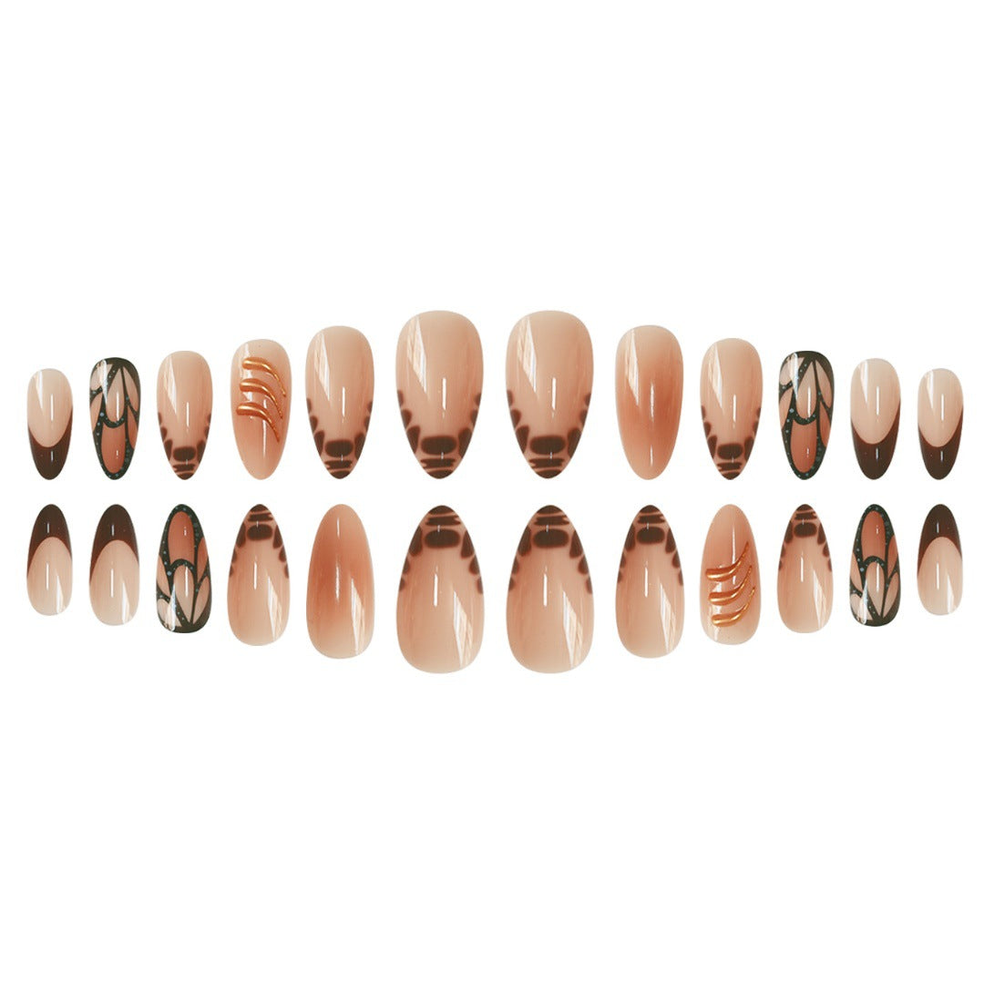 Stylish Press-On Nail Art Extensions Bowlift