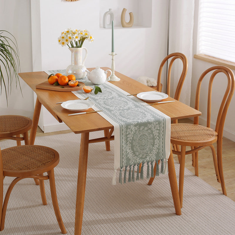 Ornate Fringe Table Runner