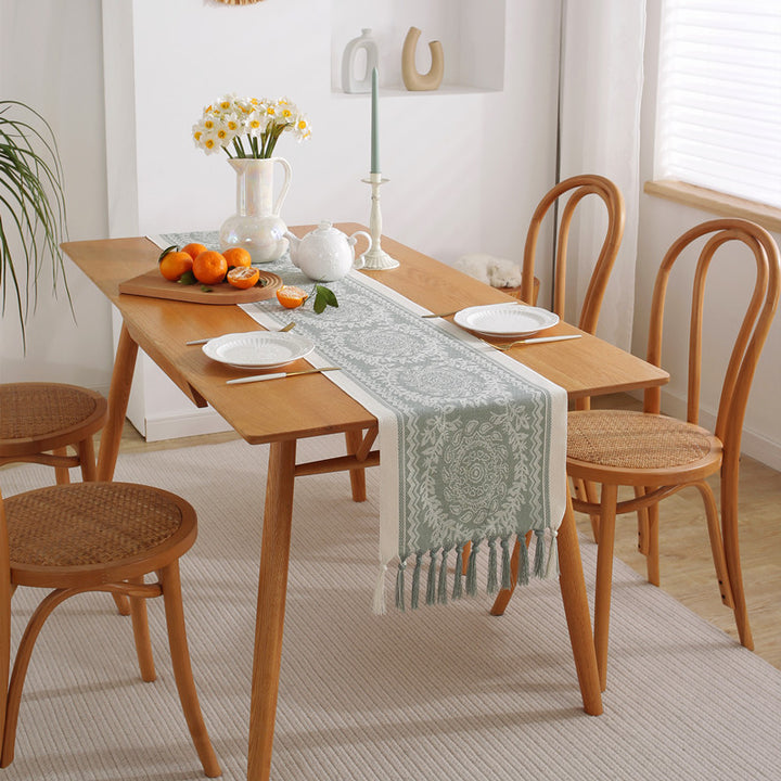 Ornate Fringe Table Runner