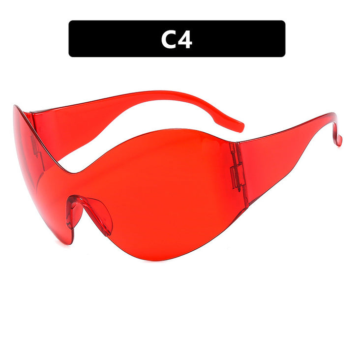 Women's visor-style sunglasses with innovative protection design Bowlift