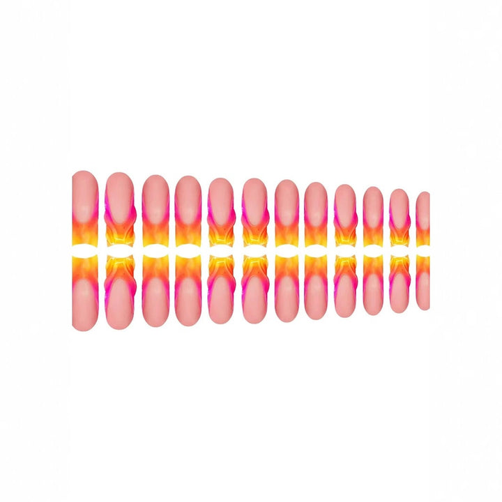 Artistic Gradient Nail Art Bowlift