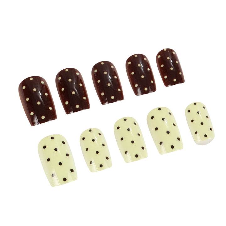 Creative Art Nails with Dots Bowlift
