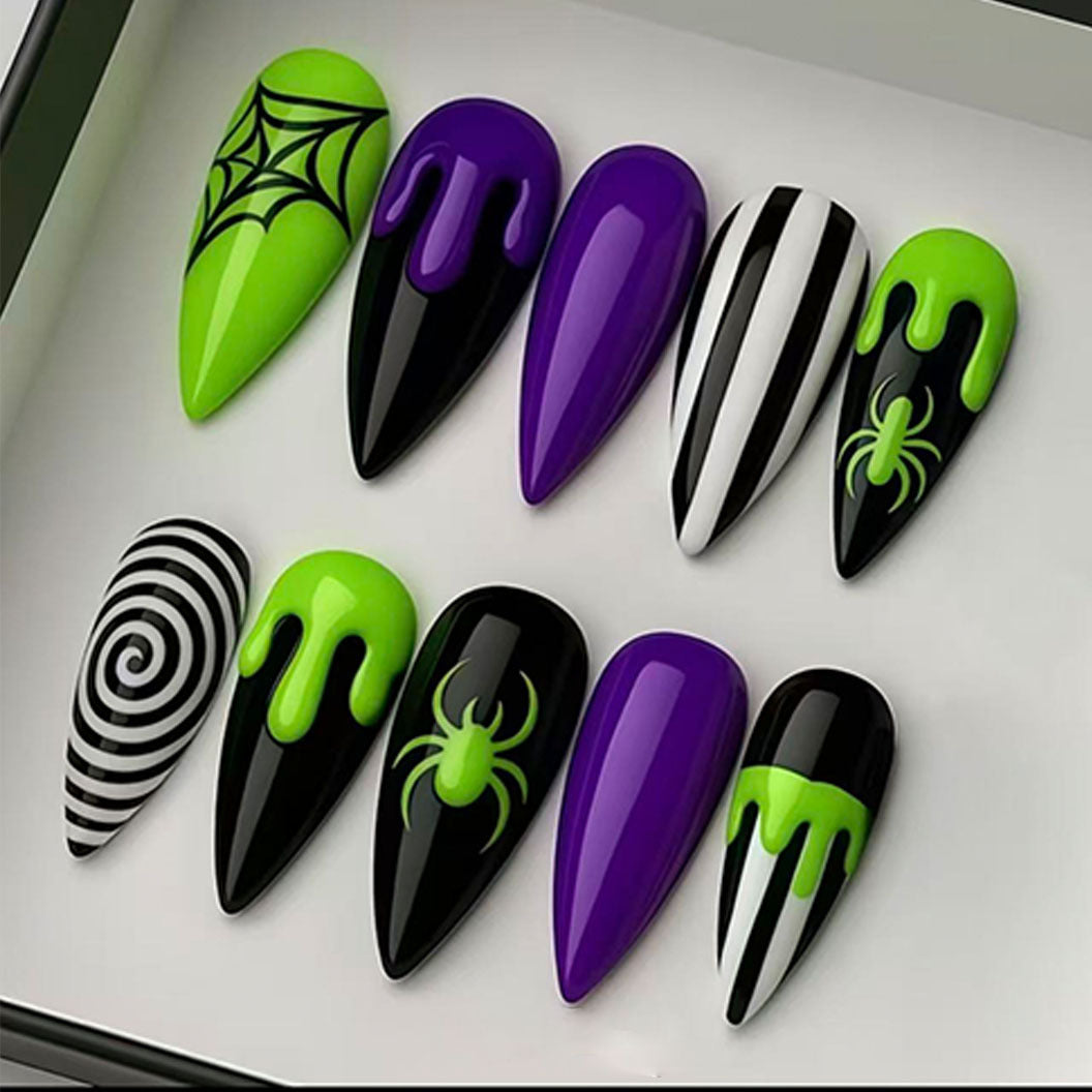 Creative Halloween Art Nails Bowlift