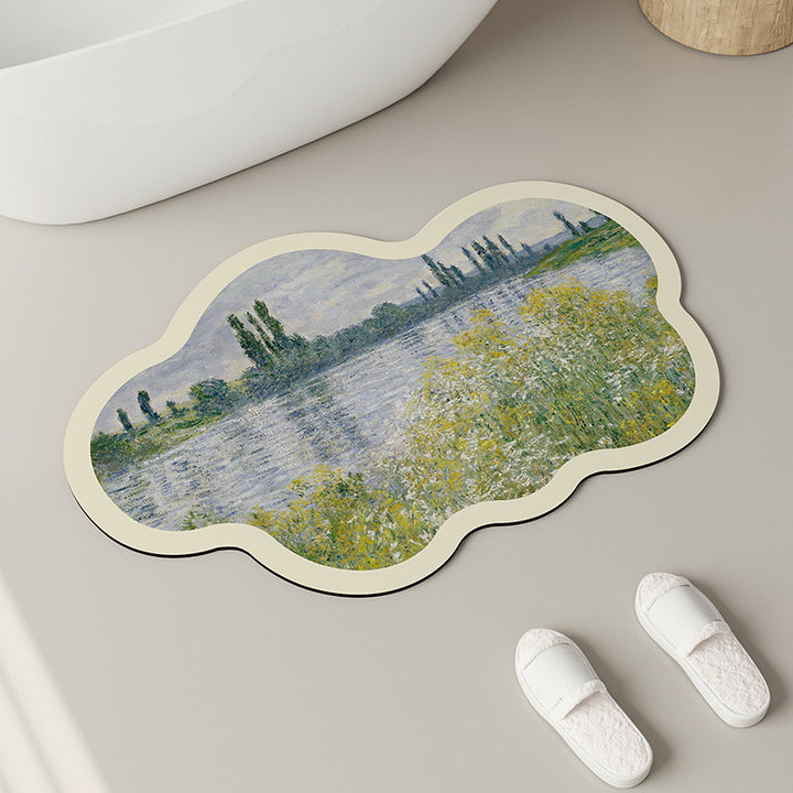 Artistic Bath Mat Bowlift