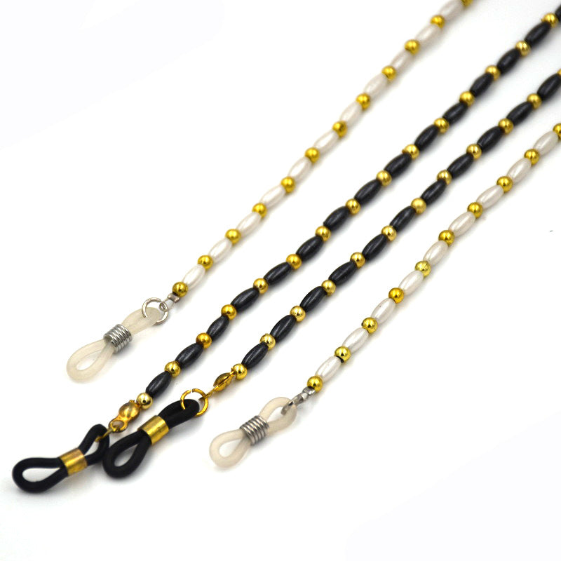Elegant Beaded Eyewear Chain Bowlift