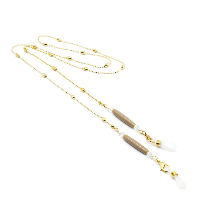 Minimalist Beaded Eyewear Chain Bowlift