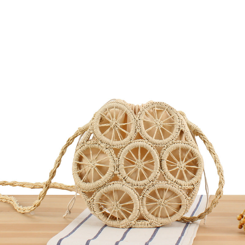 Round Bast Crossbody Bag with Unique Structural Design Bowlift