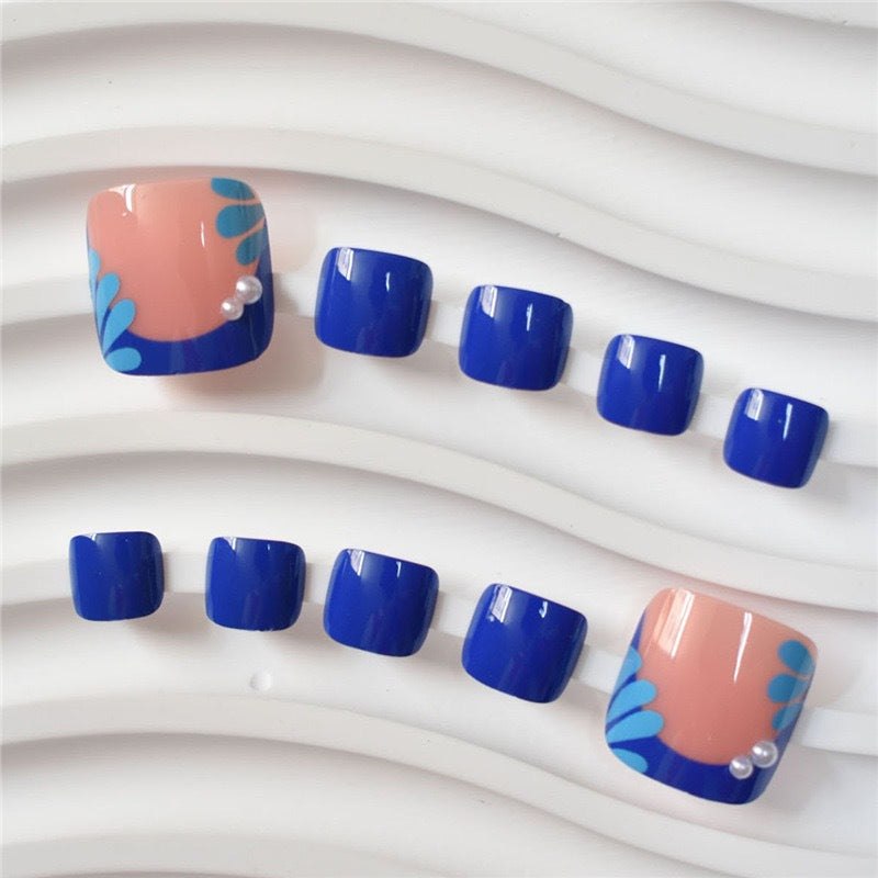 Decorative Gel Toe Nail Art Bowlift