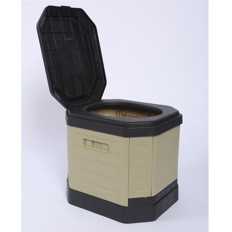 Portable camping composting toilet with detachable waste container Bowlift