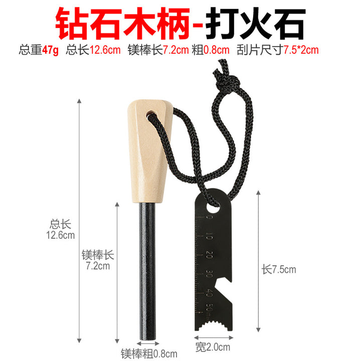 Feuerstahl with practical wooden handle Bowlift